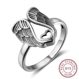 A New Sterling Silver Angel Wing Ring